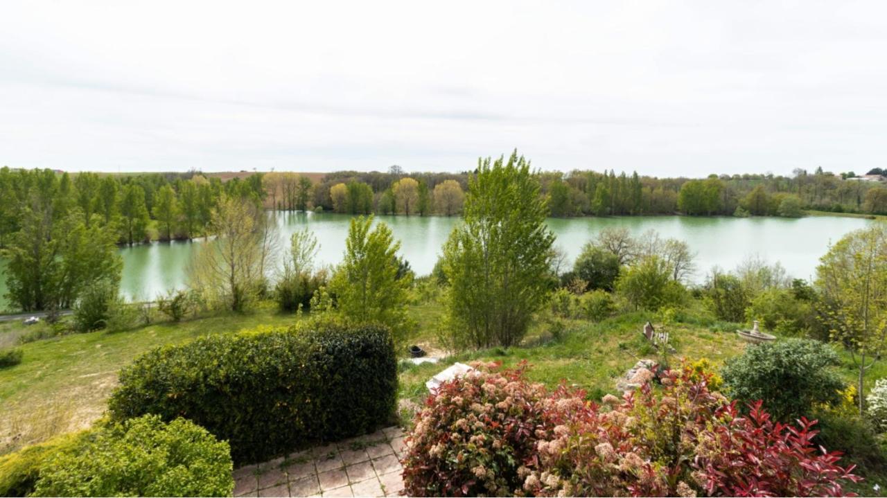 La Decouverte, Jacuzzi, Sauna, Et Terrasse Avec Vue Sur Lac A La Campagne Entre Toulouse Et Auch Catonvielle المظهر الخارجي الصورة